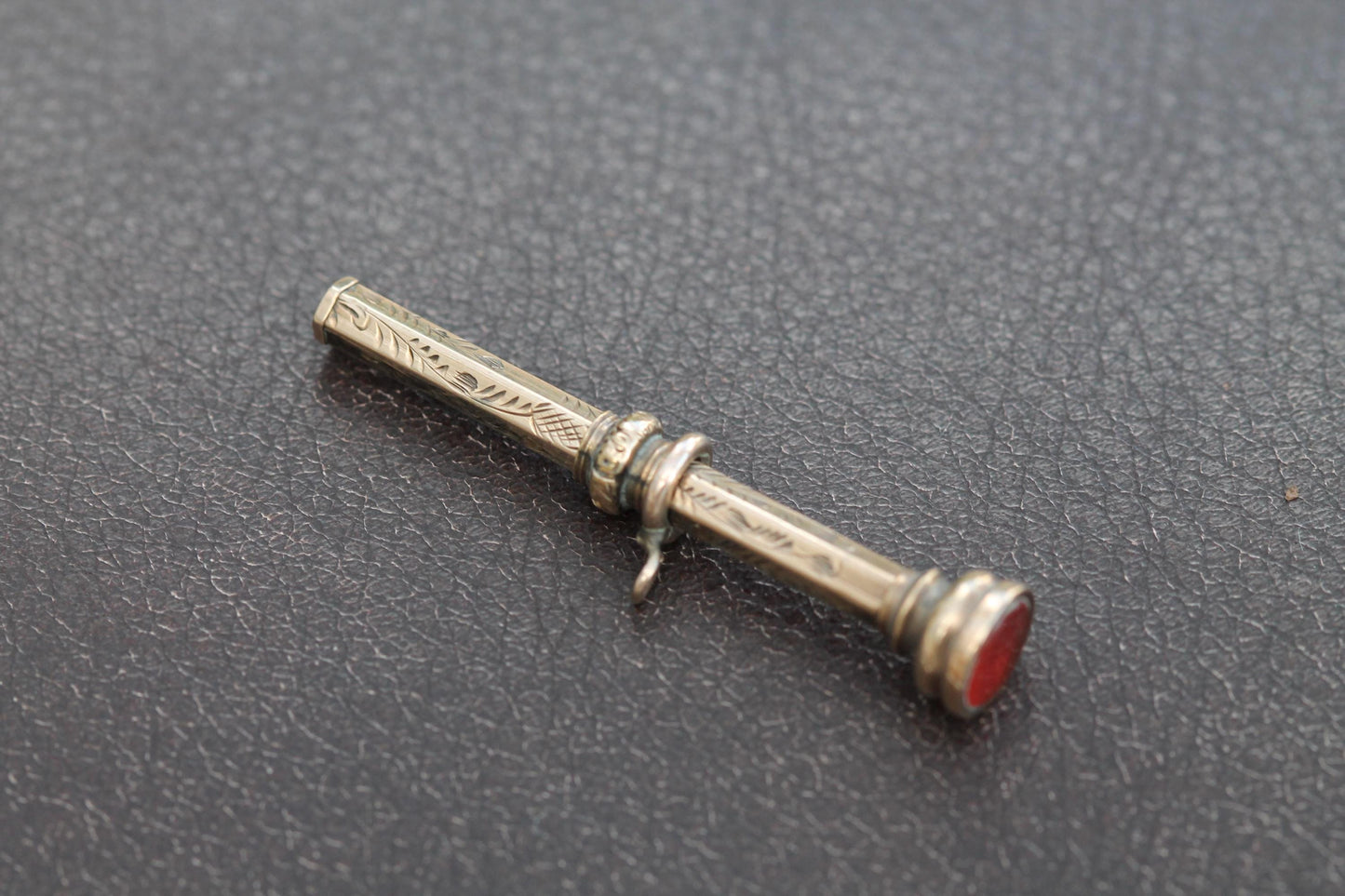 Antique 9ct Gold Miniature Retractable Pencil