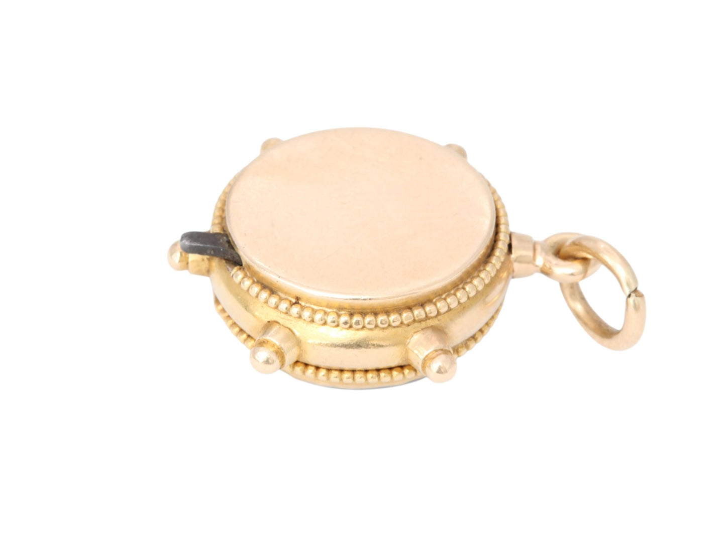 Antique 15ct Gold Dice Gambling Roulette Pendant Fob