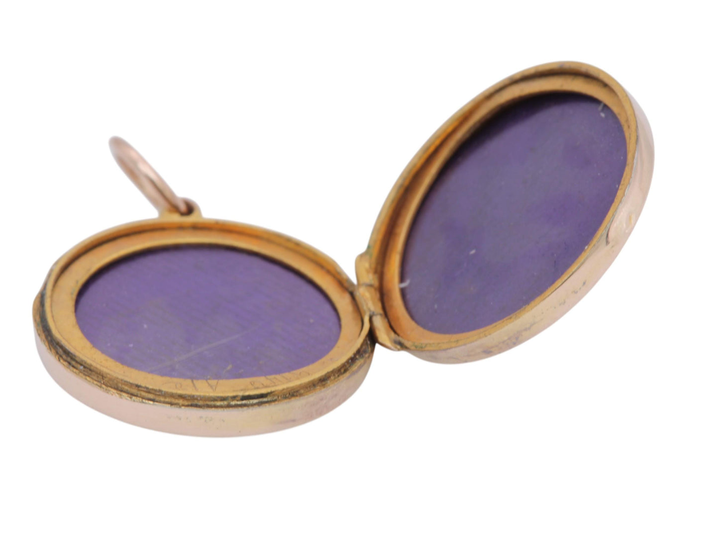 Antique 15ct Gold Ivy Forget Me Not Locket