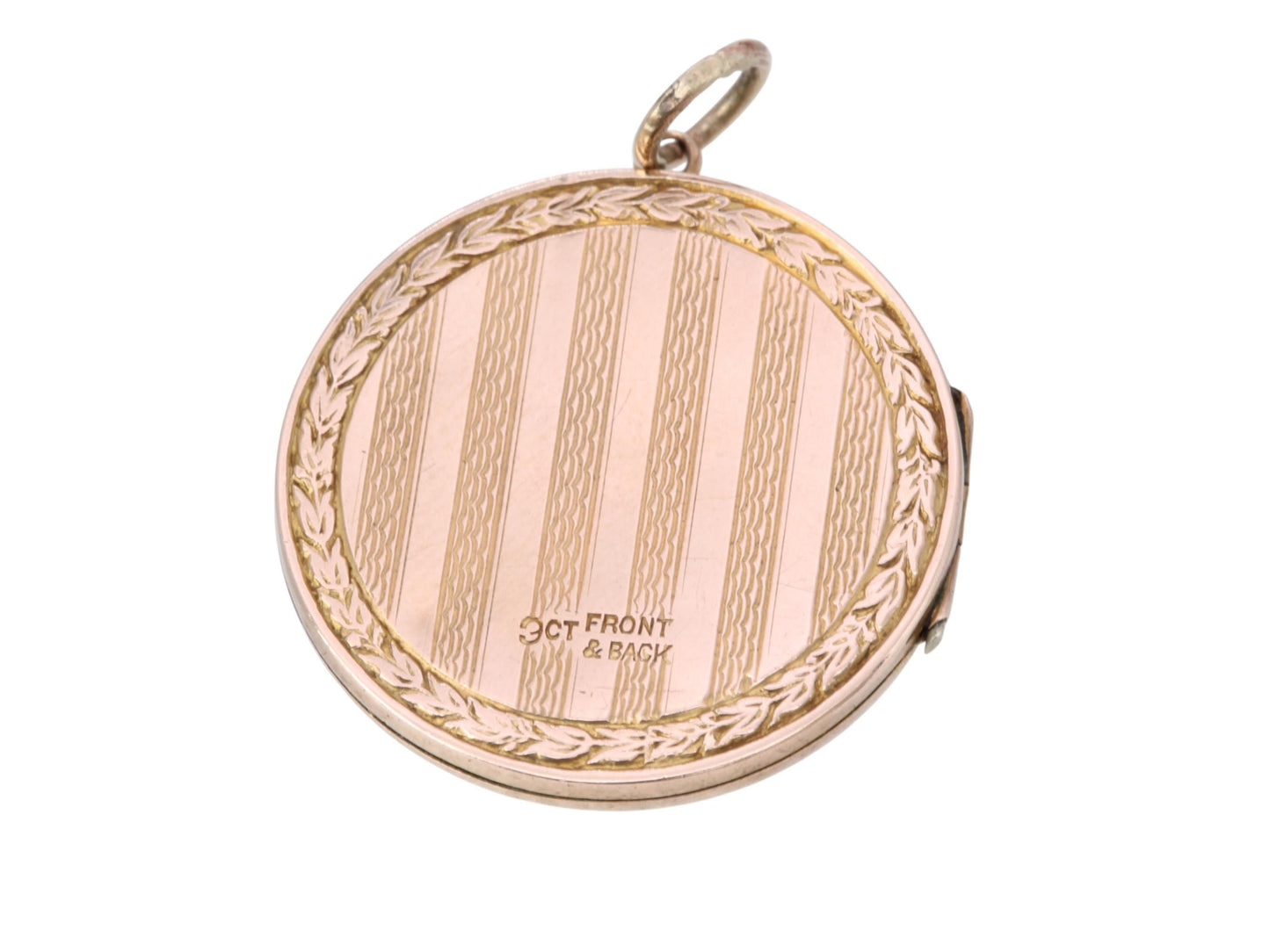 Antique Edwardian 9ct Gold Locket, Keepsake Pendant