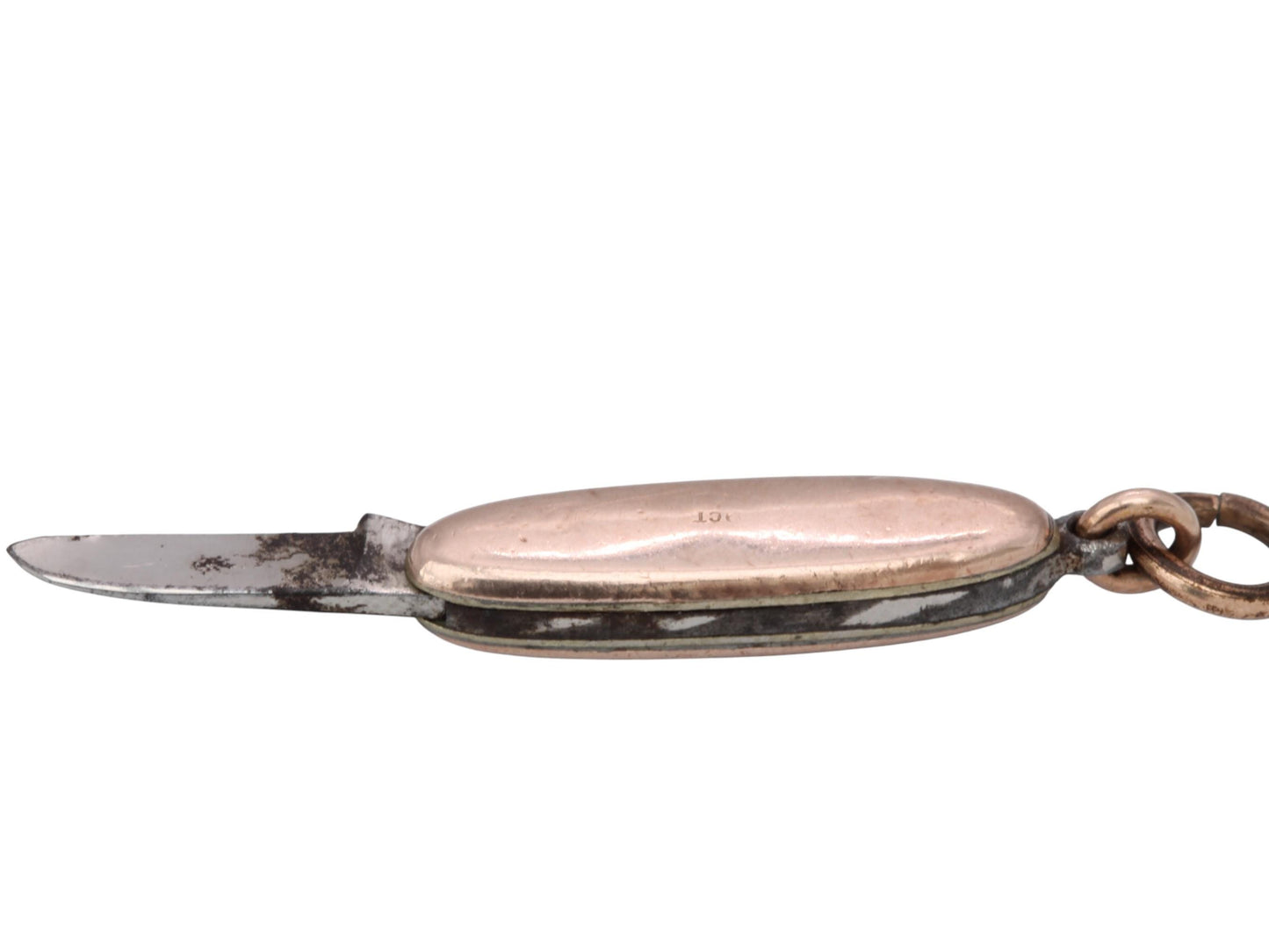 Vintage 9ct Gold Pen Knife Charm Pendant