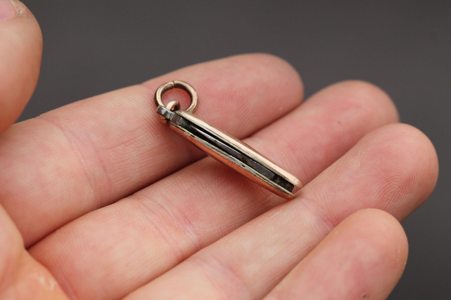 Vintage 9ct Gold Pen Knife Charm Pendant