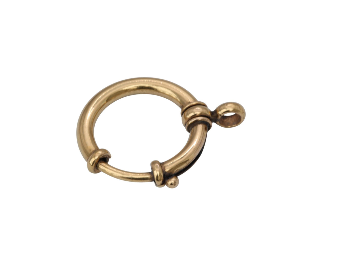 Antique 9ct Rolled Gold Large Bolt Clasp