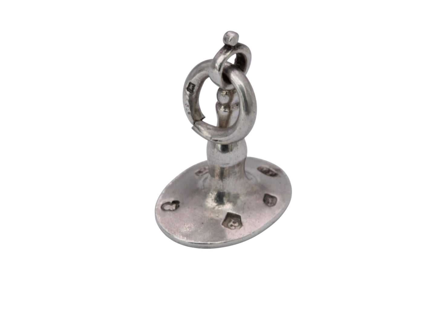 Antique Georgian Sterling Silver Pendant Seal, 1798