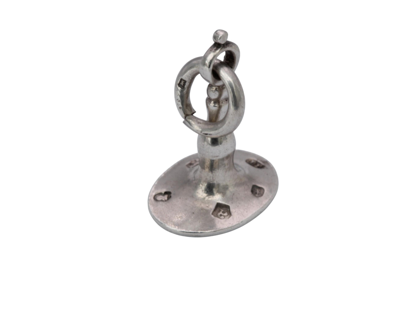 Antique Georgian Sterling Silver Pendant Seal, 1798
