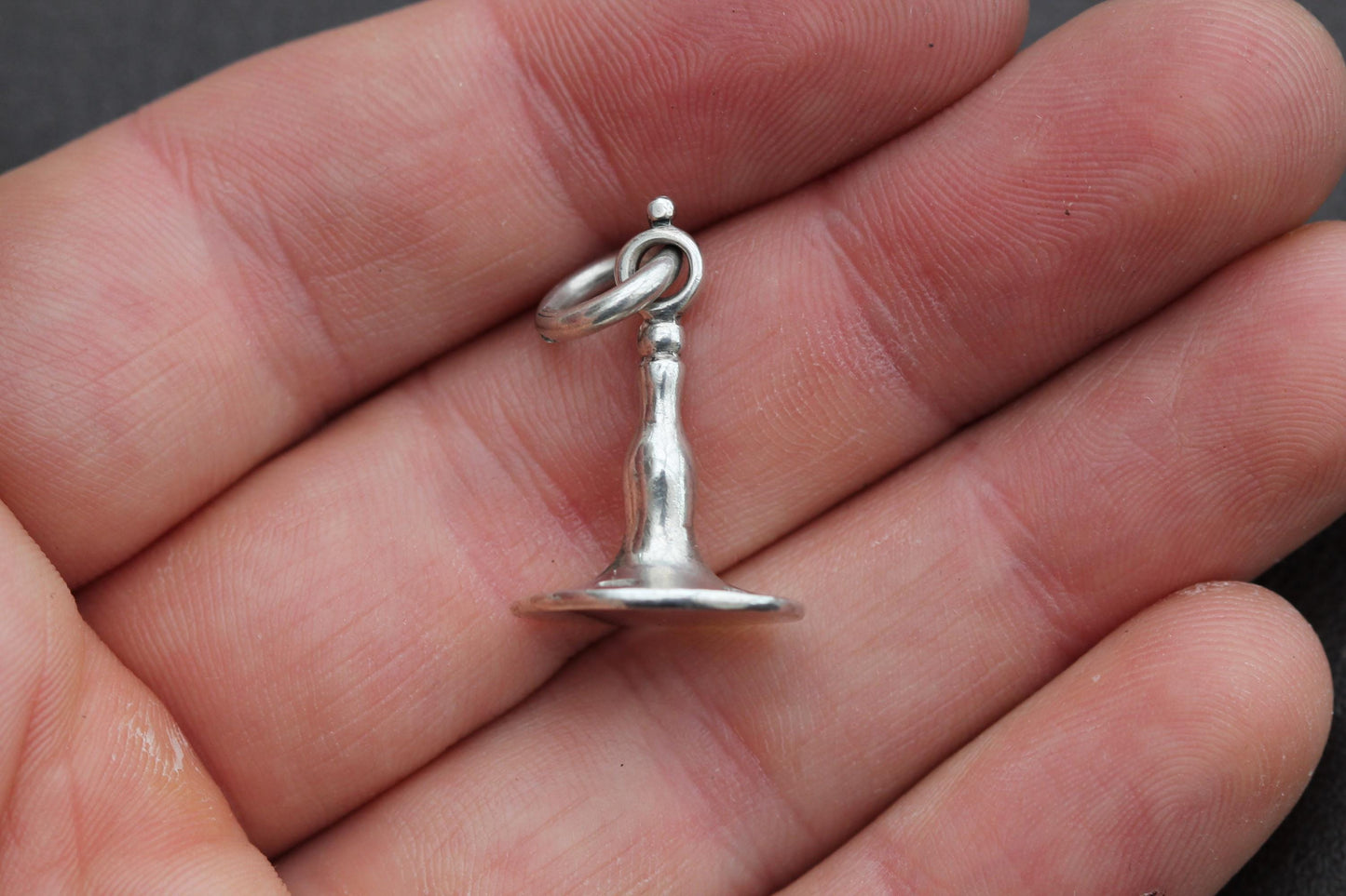 Antique Georgian Sterling Silver Pendant Seal, 1798