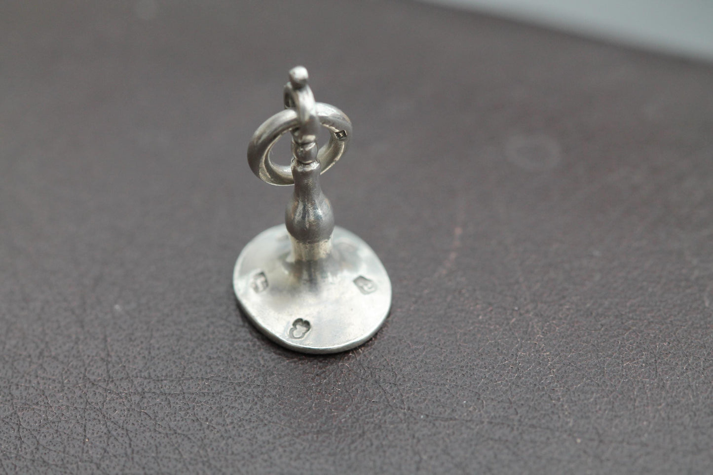 Antique Georgian Sterling Silver Pendant Seal, 1798