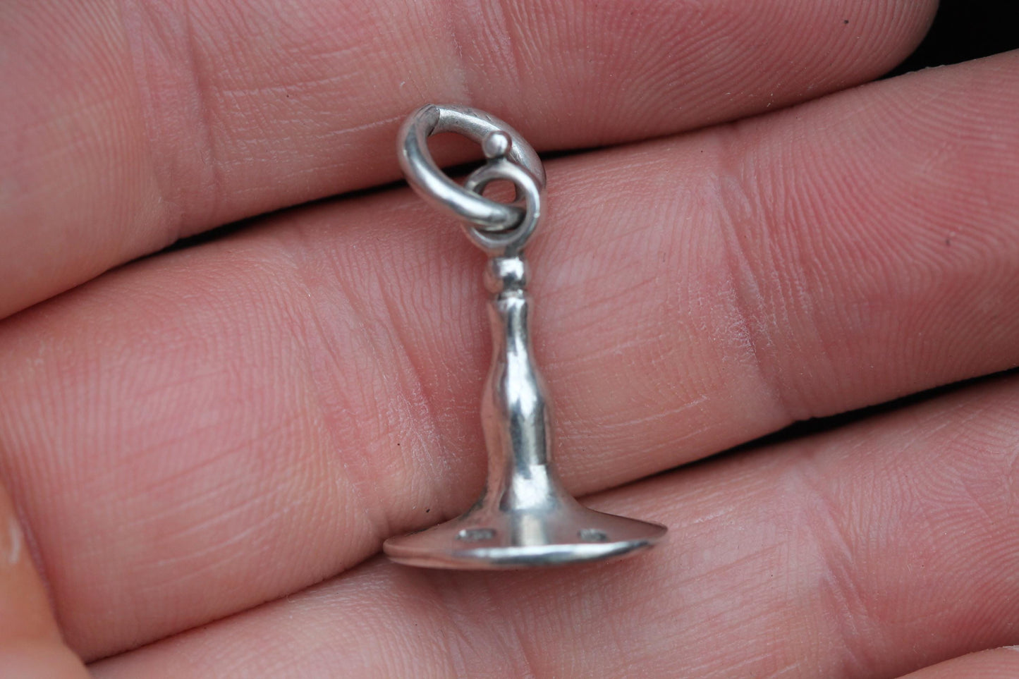 Antique Georgian Sterling Silver Pendant Seal, 1798