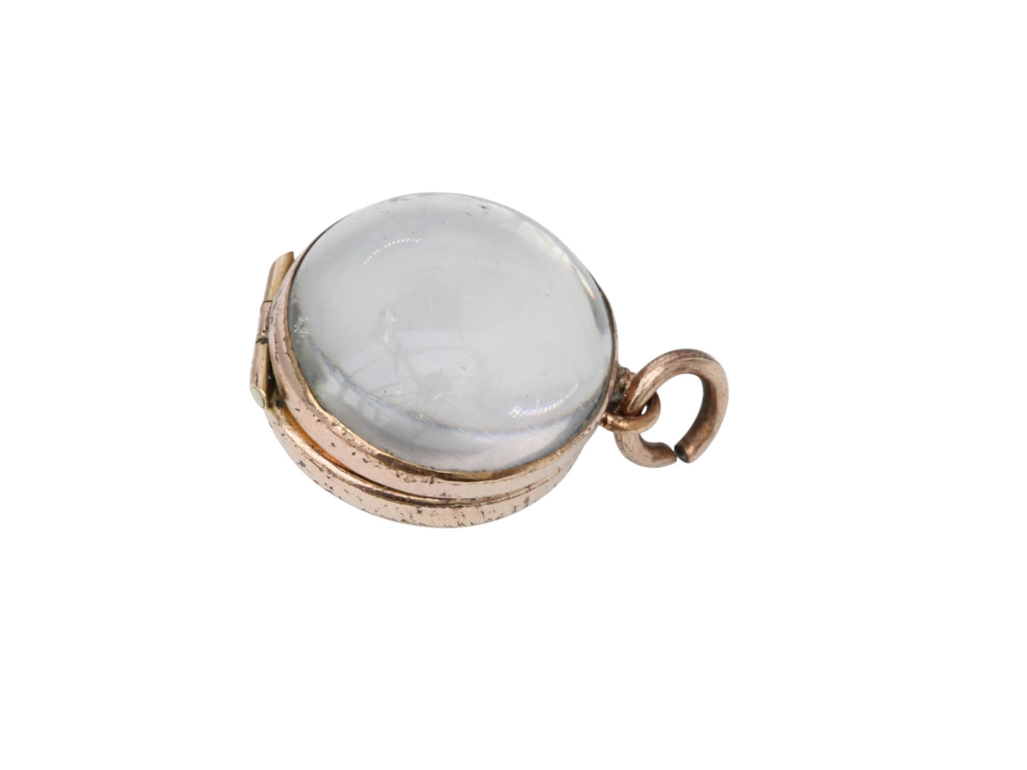 Antique 9ct Rolled Gold Pools Of Light Pendant Locket