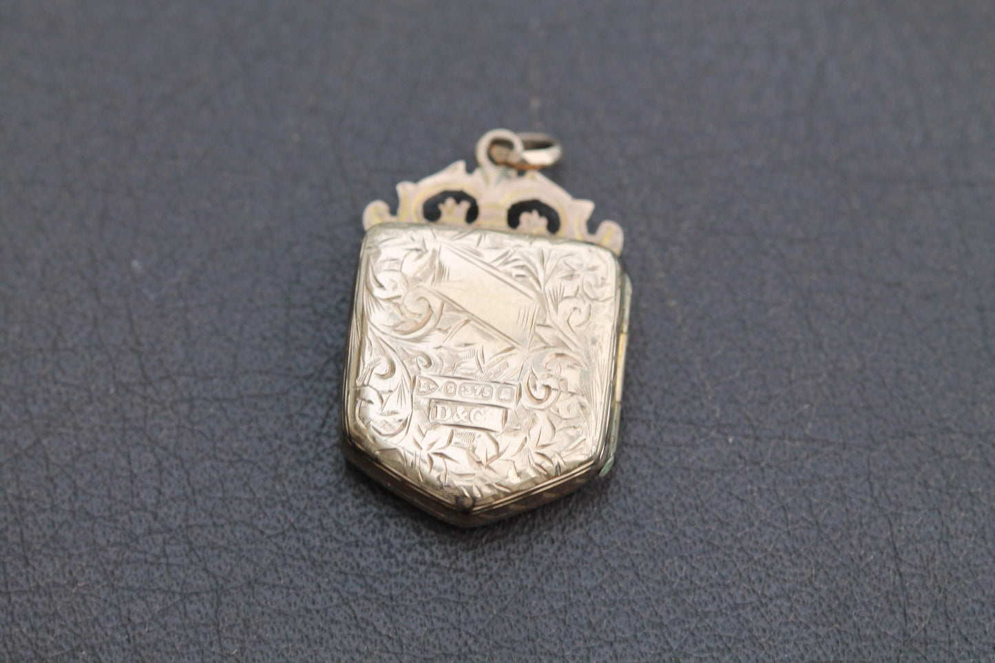 Antique 9ct Gold Shield Locket, 1902