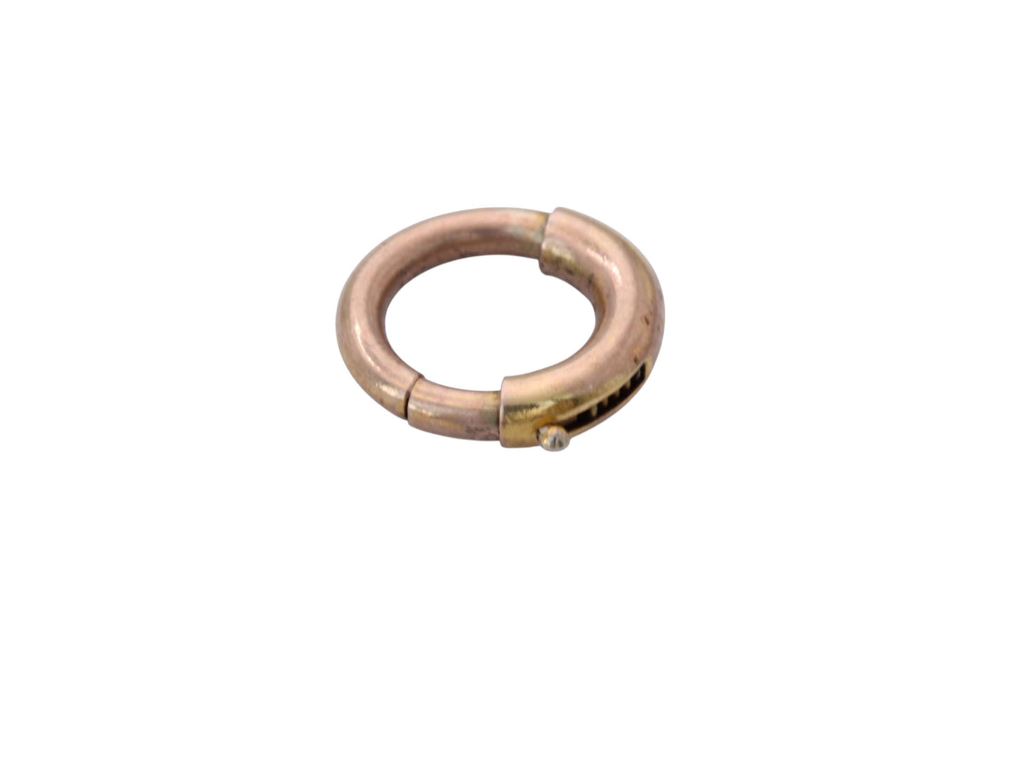 Antique 9ct Rose Gold Bolt Clasp, 11mm