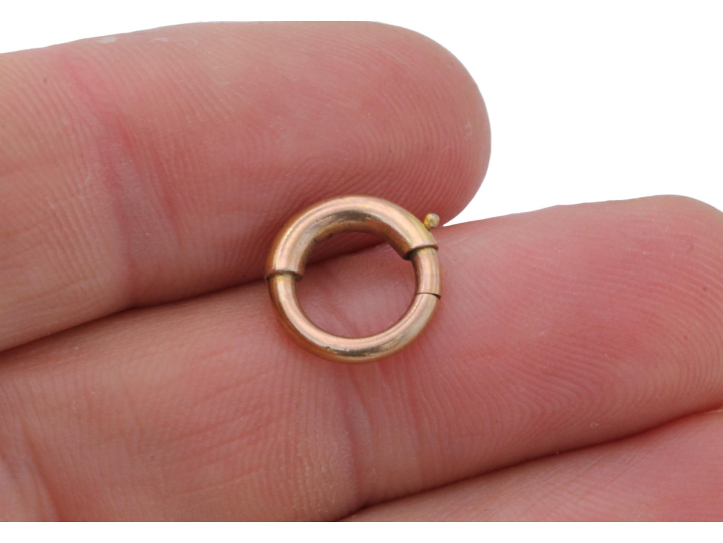 Antique 9ct Rose Gold Bolt Clasp, 11mm