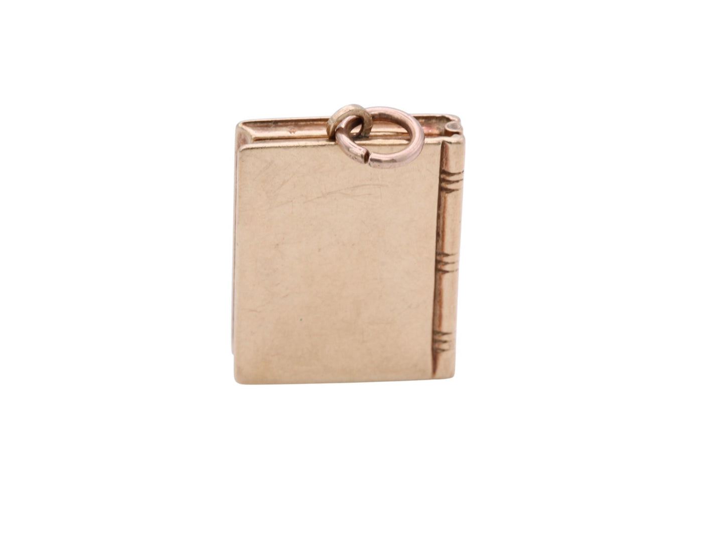 Vintage 10ct Gold Book Locket Pendant