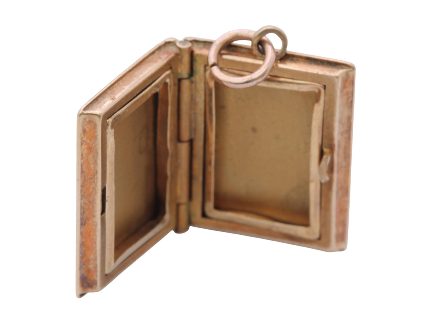 Vintage 10ct Gold Book Locket Pendant