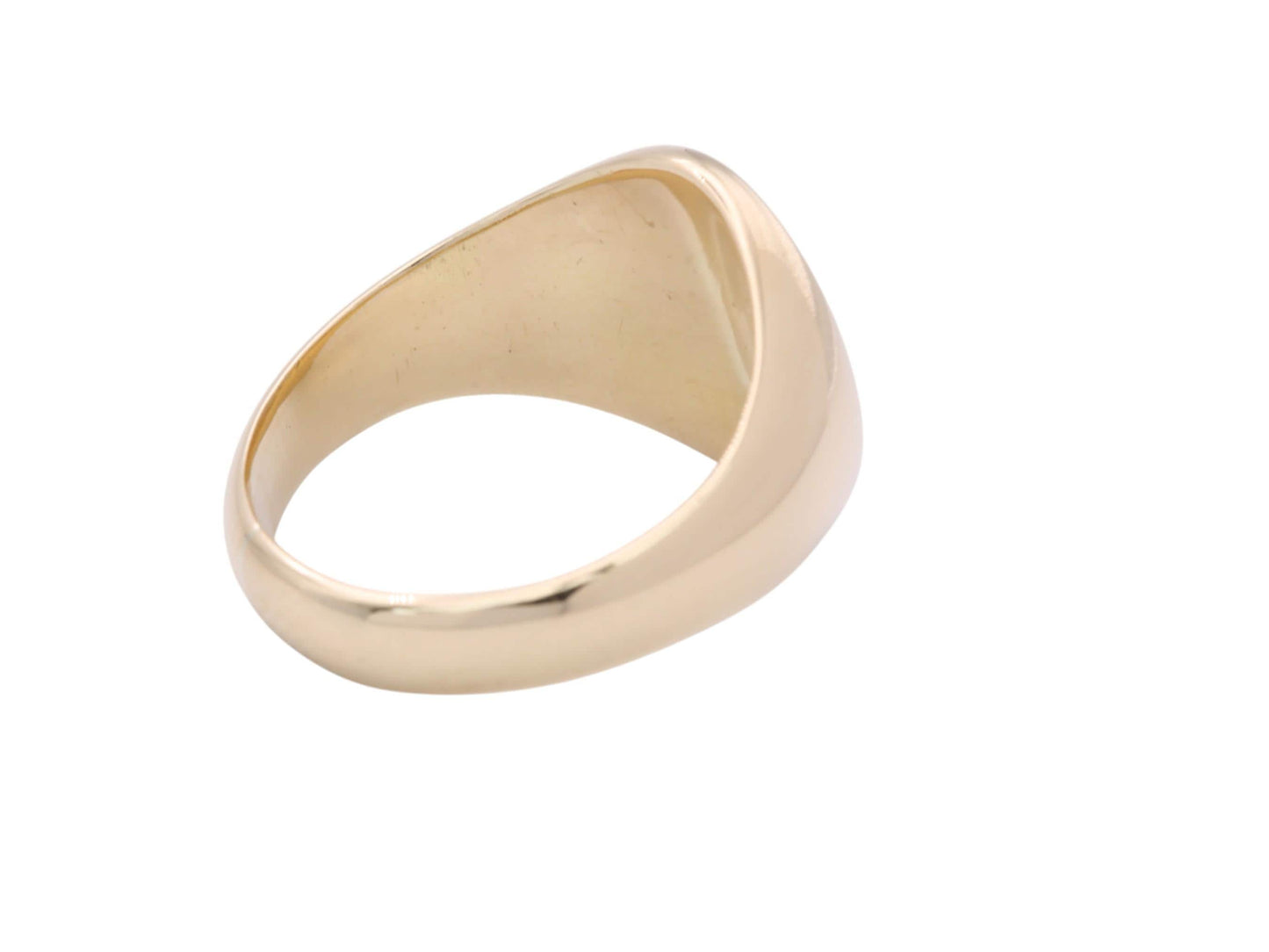 Vintage 18ct Gold Intaglio Hare Crest Signet Ring, 1956