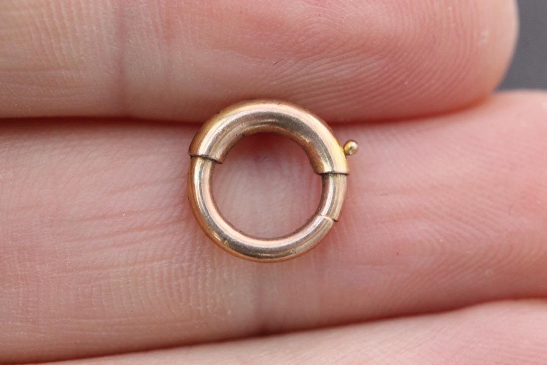 Antique-9ct-Rose-Gold-Bolt-Clasp,-11mm