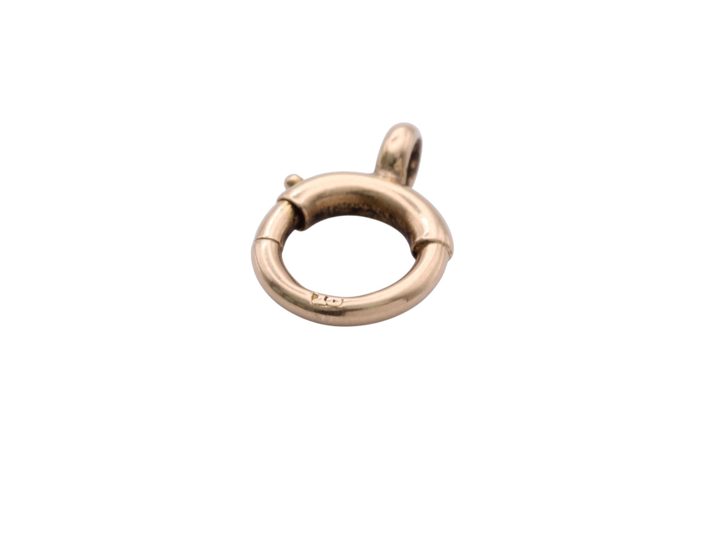 Antique 18ct Gold Bolt Clasp, 10mm
