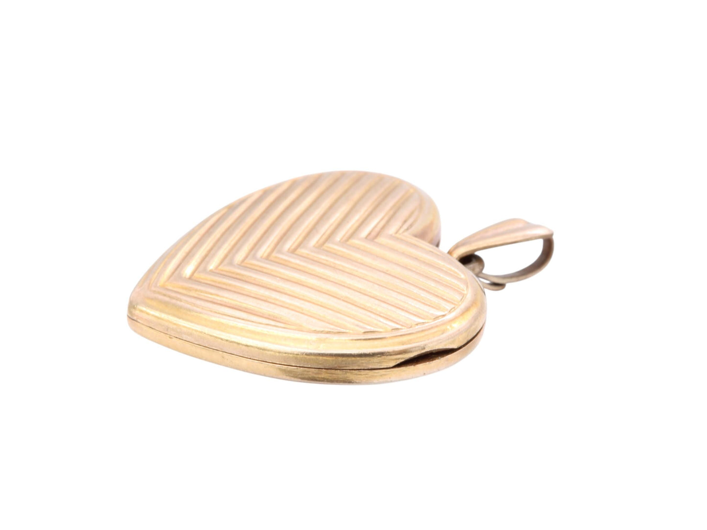 Vintage 9ct Yellow Gold Heart Locket