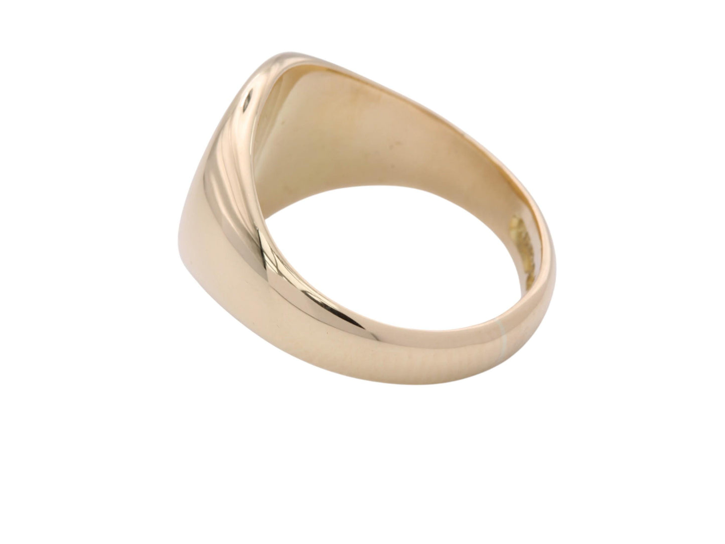 Vintage 18ct Gold Intaglio Hare Crest Signet Ring, 1956