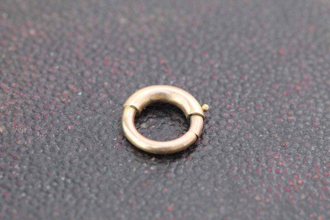 Antique 9ct Rose Gold Bolt Clasp, 11mm