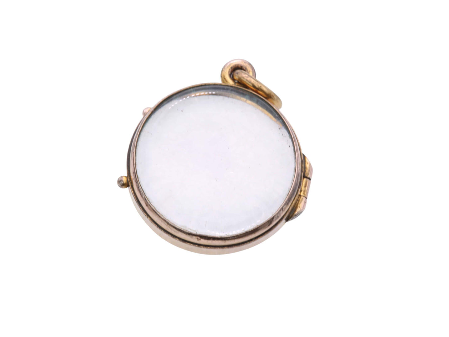 Antique 9ct Gold Glass Locket