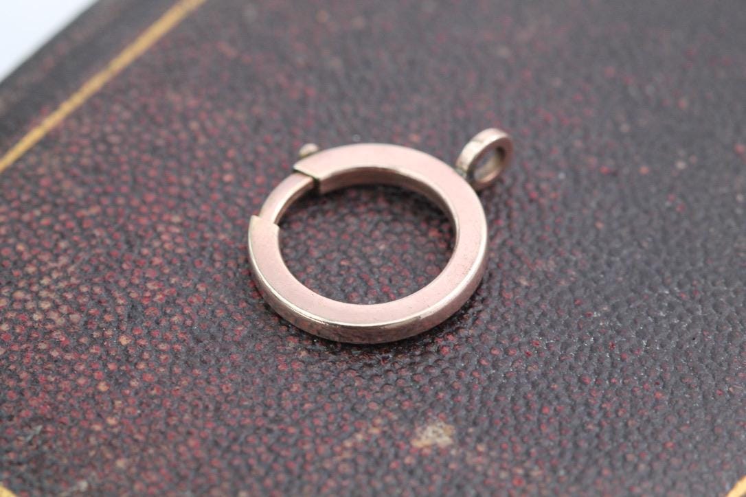 Antique 9ct Rolled Gold Large Bolt Clasp