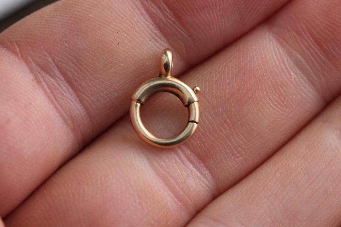 Antique 18ct Gold Bolt Clasp, 10mm