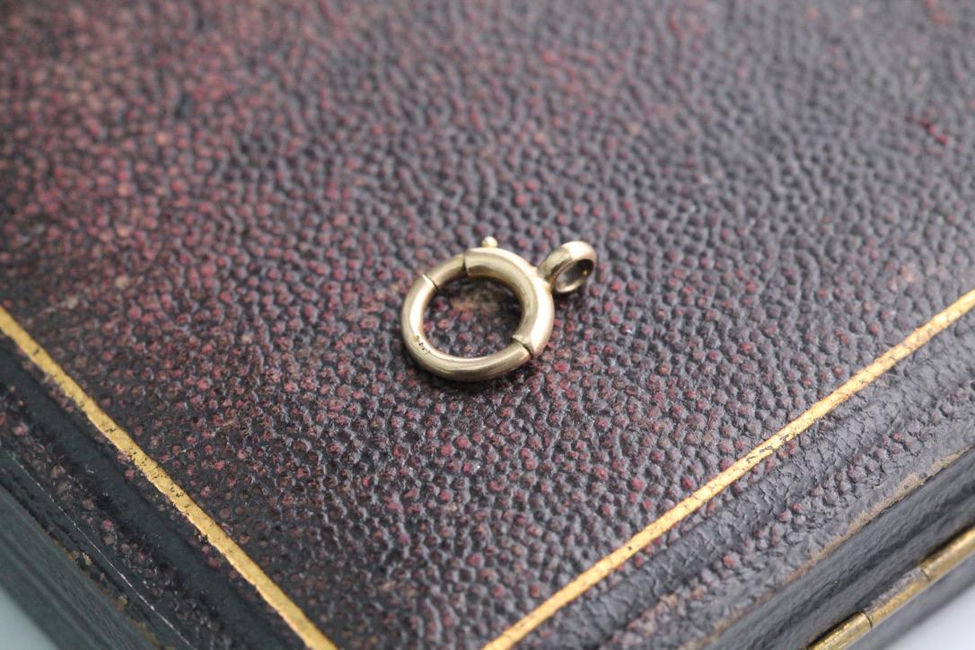 Antique 18ct Gold Bolt Clasp, 10mm