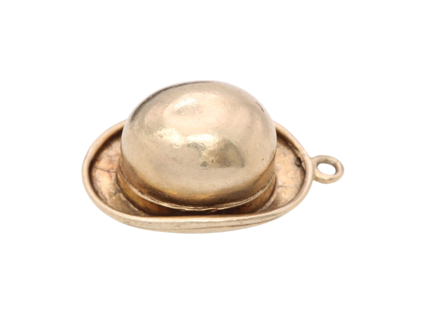 Vintage 9ct Gold Bowler Hat Charm