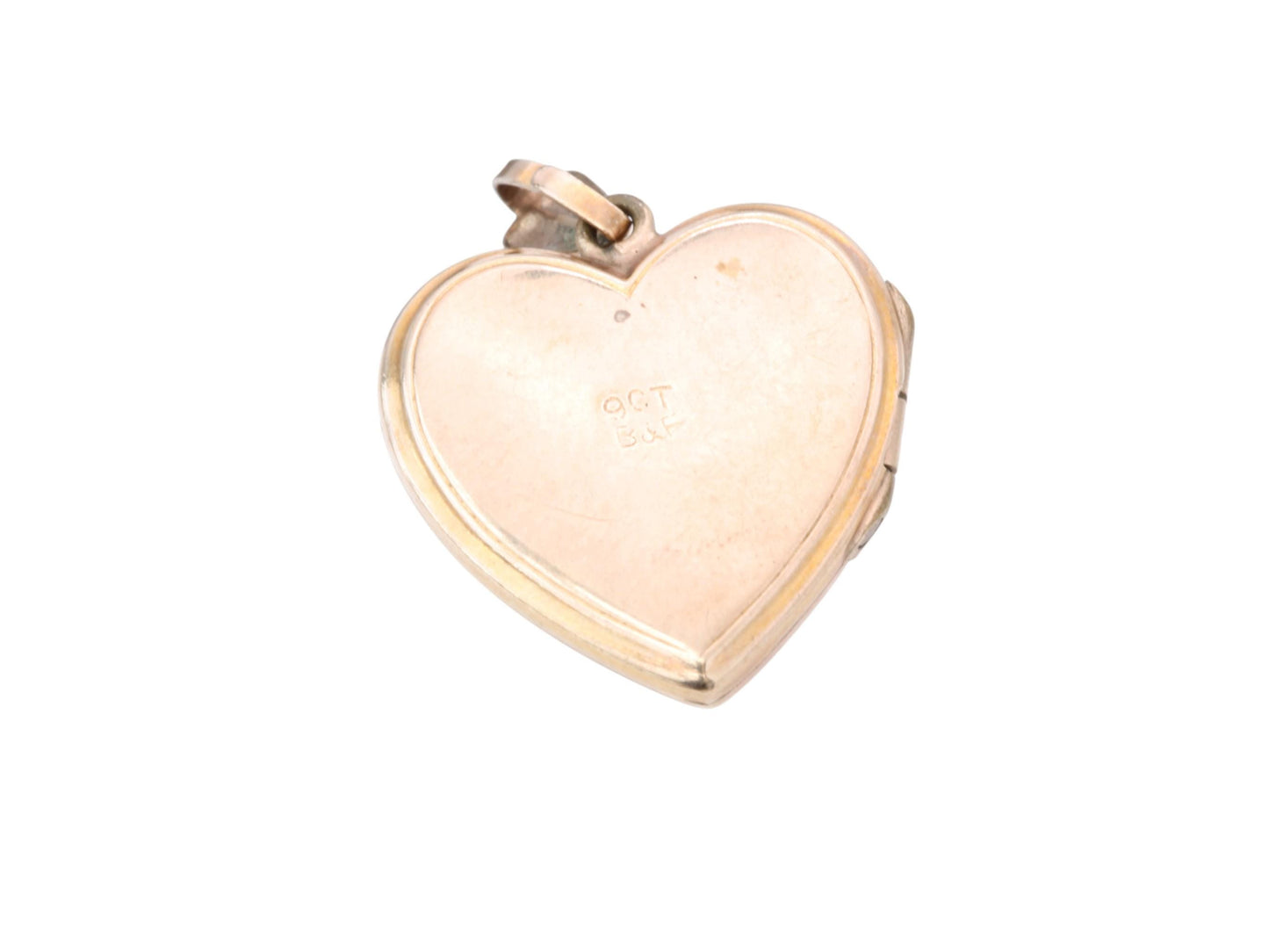 Vintage 9ct Yellow Gold Heart Locket