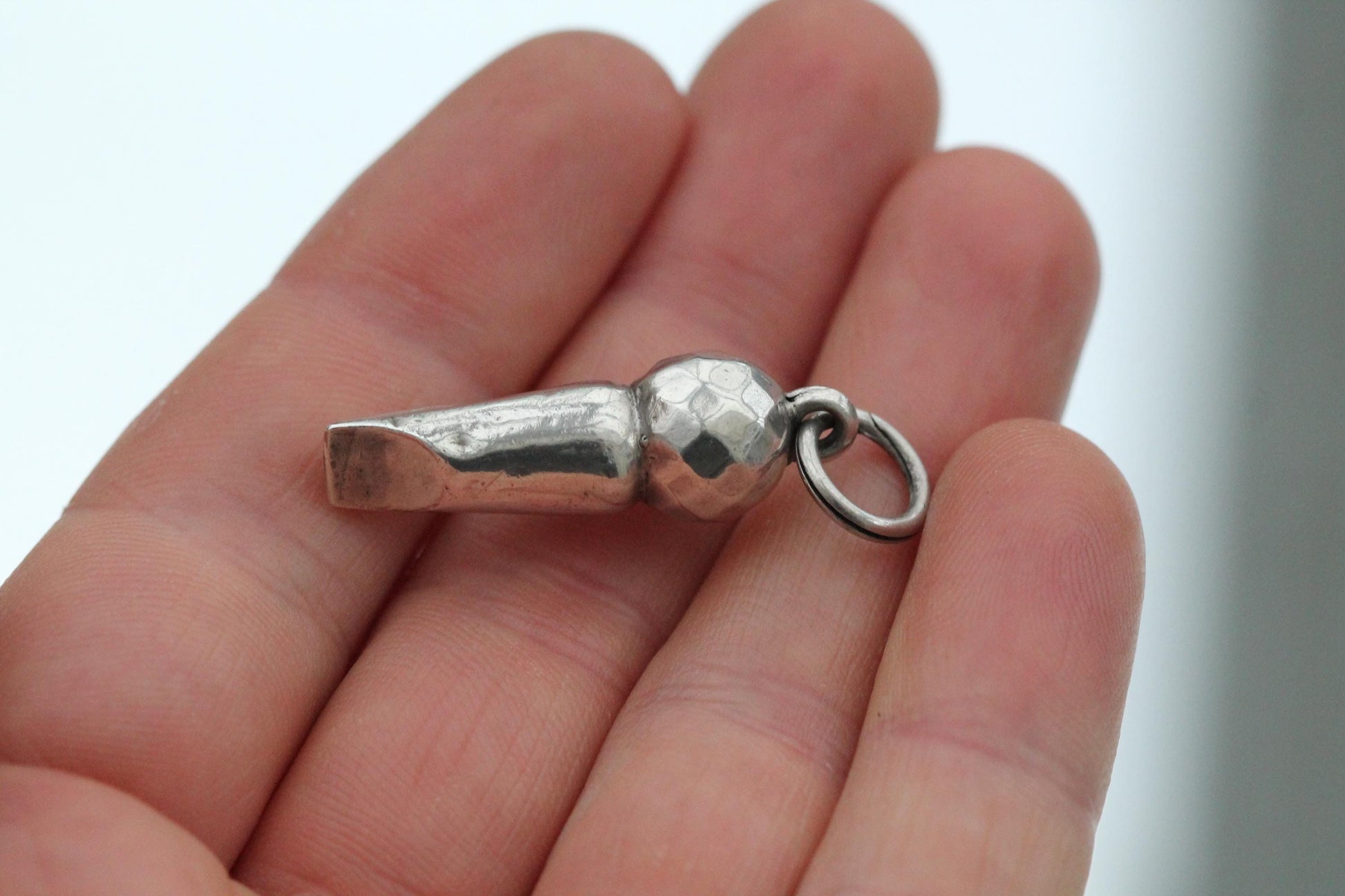 Antique-Sterling-Silver-Whistle-Charm-Pendant
