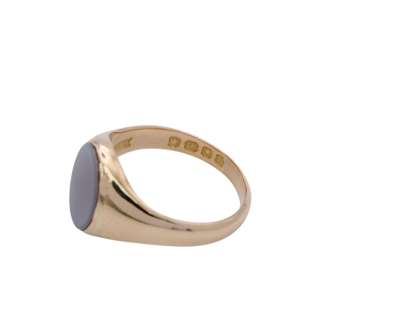 Antique 18ct Gold Sardonyx Signet Ring