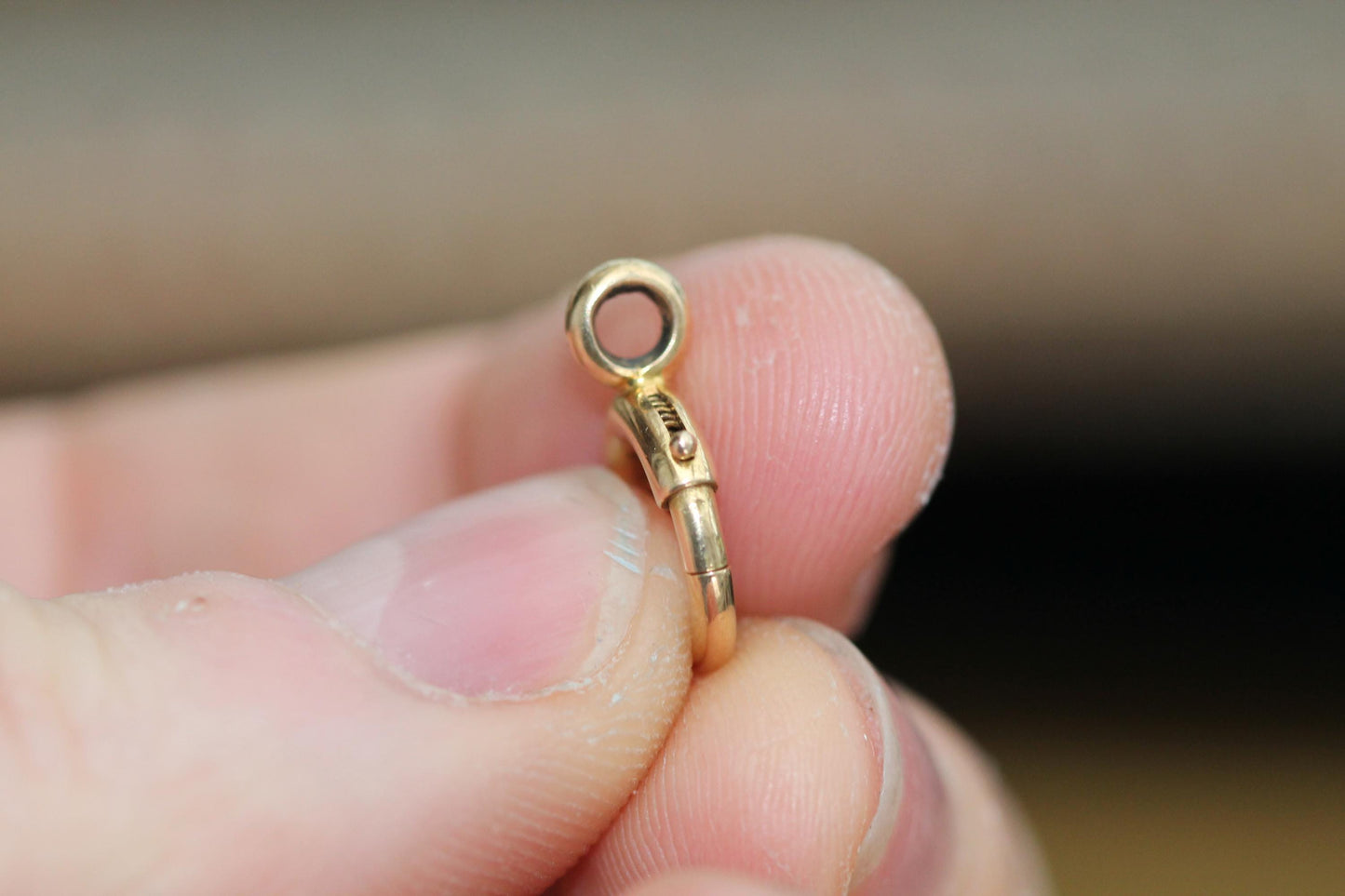 Antique 18ct Gold Bolt Clasp, 11mm