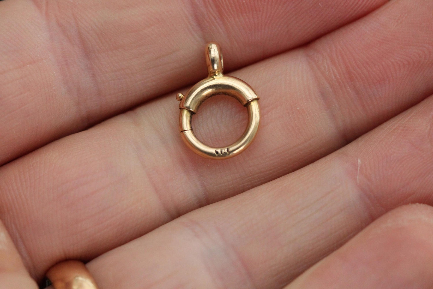 Antique 18ct Gold Bolt Clasp, 11mm