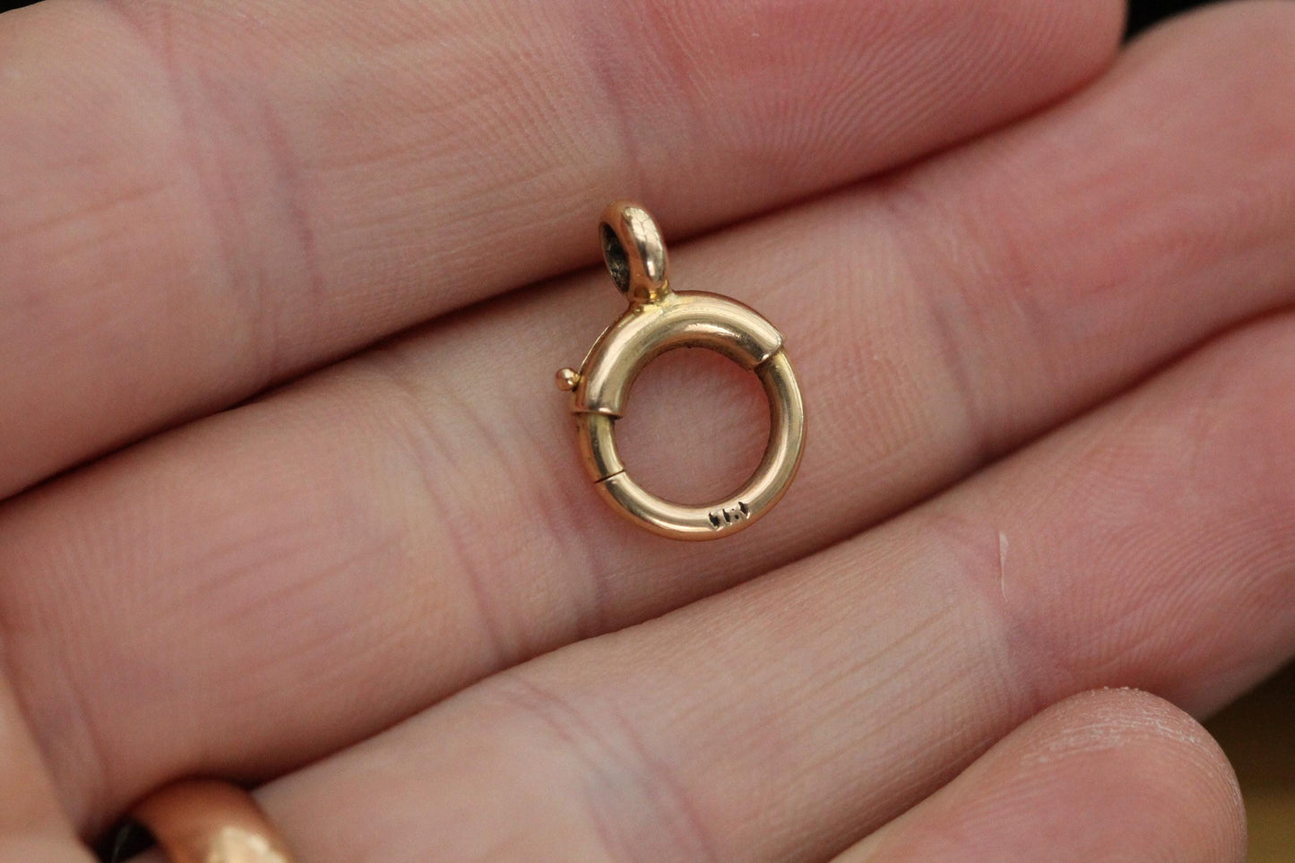 Antique 18ct Gold Bolt Clasp, 11mm