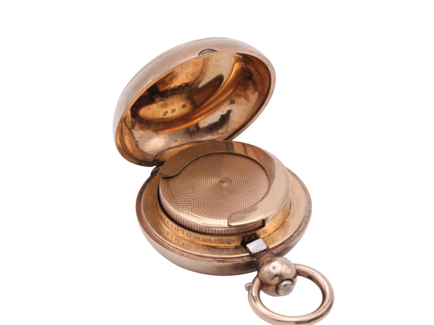 Antique 9ct Gold Filled Dennison Sovereign Case Holder