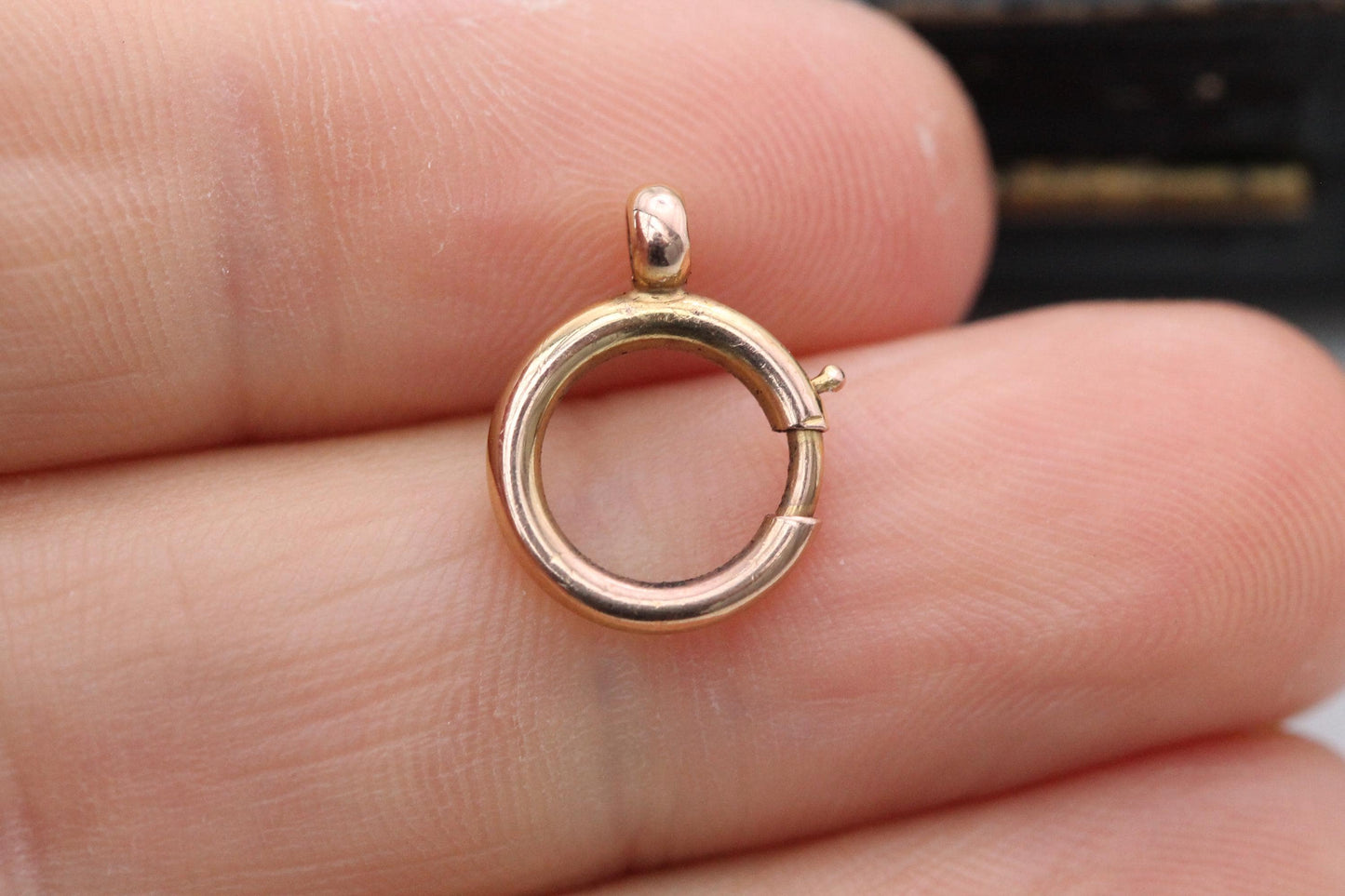 Antique 9ct Gold Bolt Clasp, 11mm