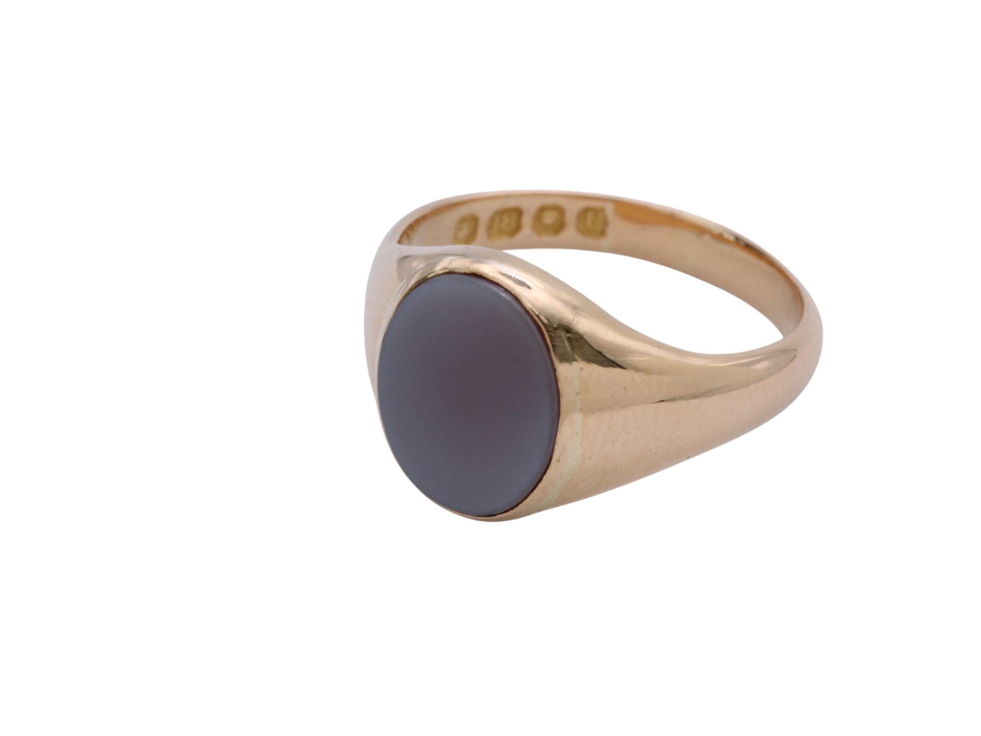 Antique-18ct-Gold-Sardonyx-Signet-Ring