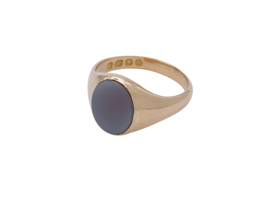 Antique 18ct Gold Sardonyx Signet Ring