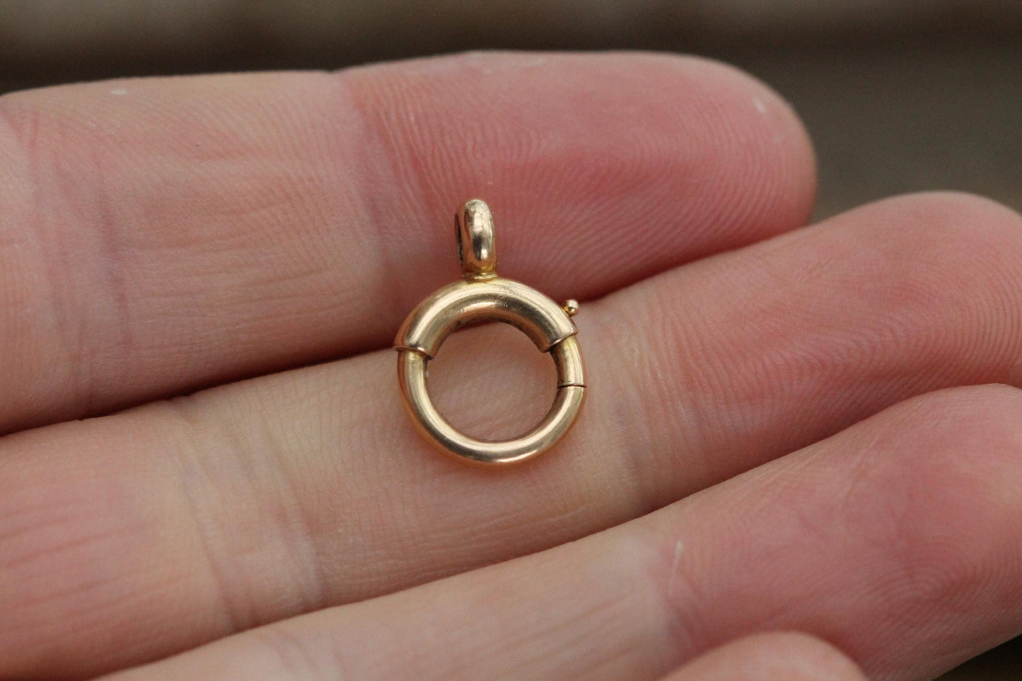 Antique 18ct Gold Bolt Clasp, 11mm