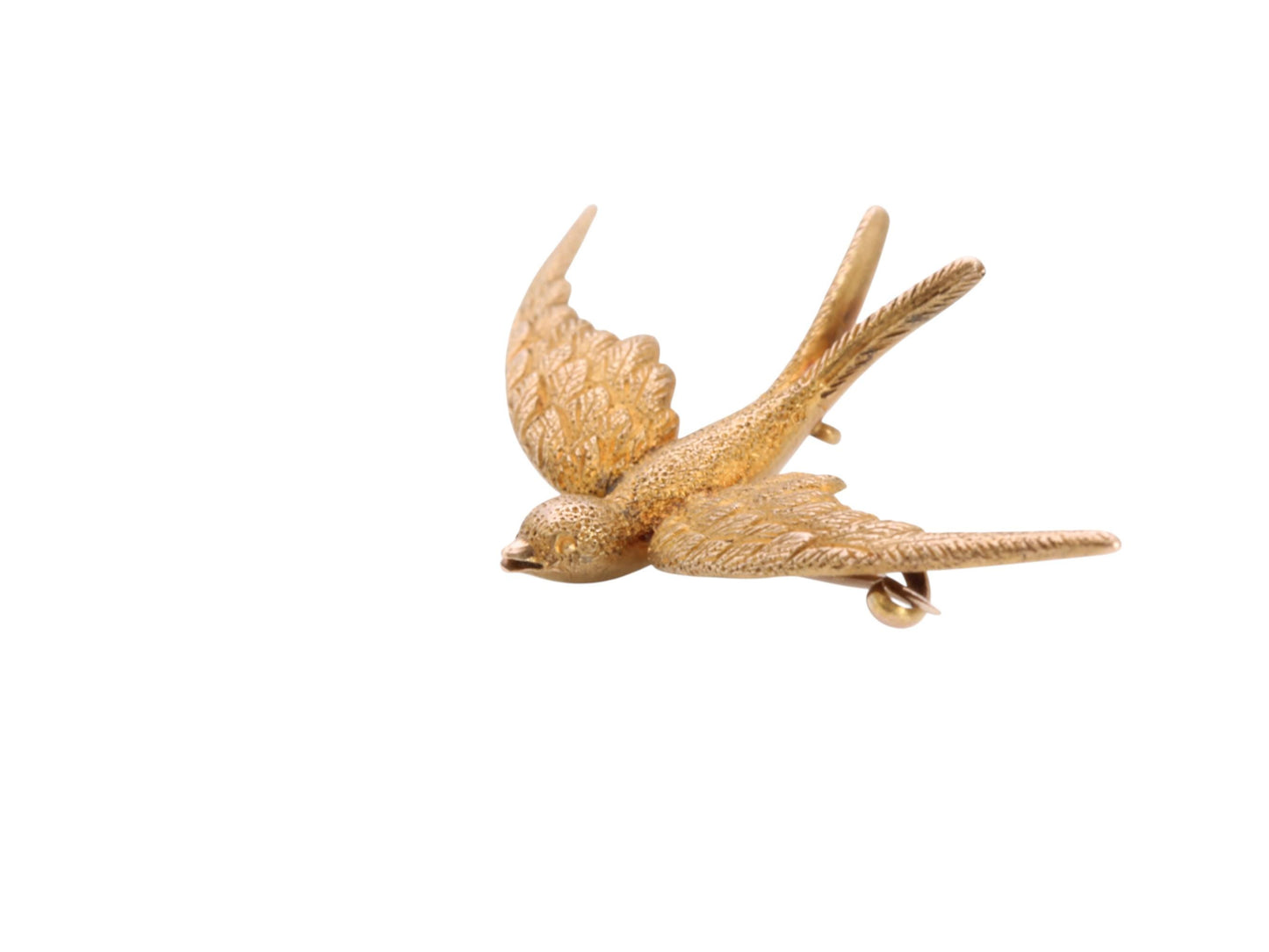 Antique-Edwardian-15ct-Gold-Swallow-Bird-Brooch-Pendant