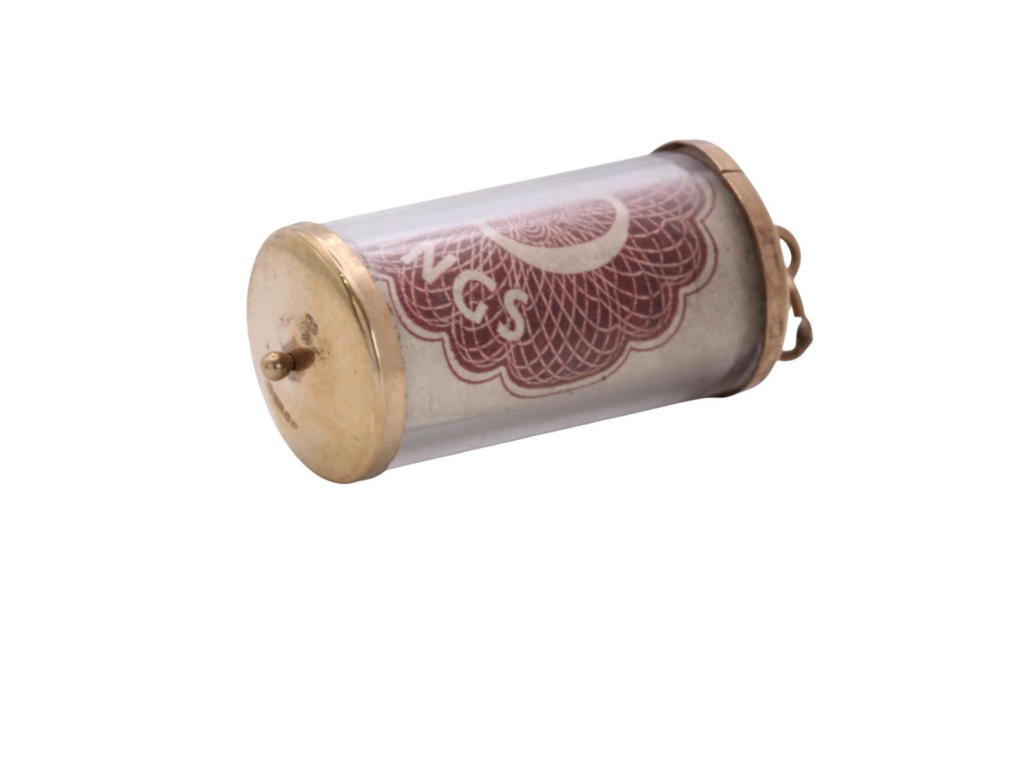 Vintage 9ct Gold 10 Shilling Emergency Note Charm, 1978