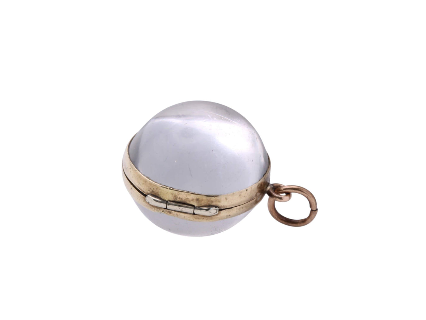 Antique Pinchbeck Orb Locket Pendant