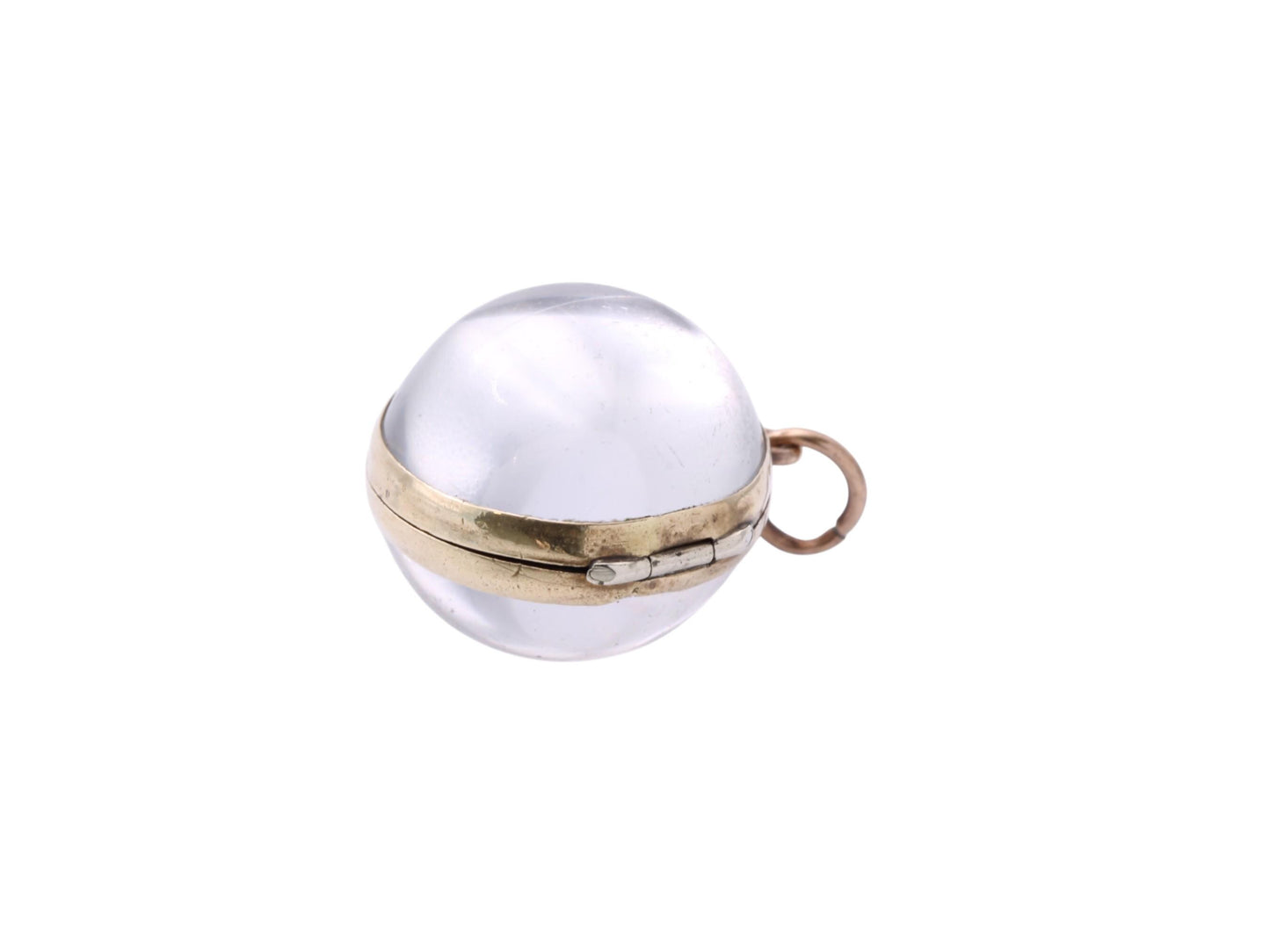 Antique Pinchbeck Orb Locket Pendant