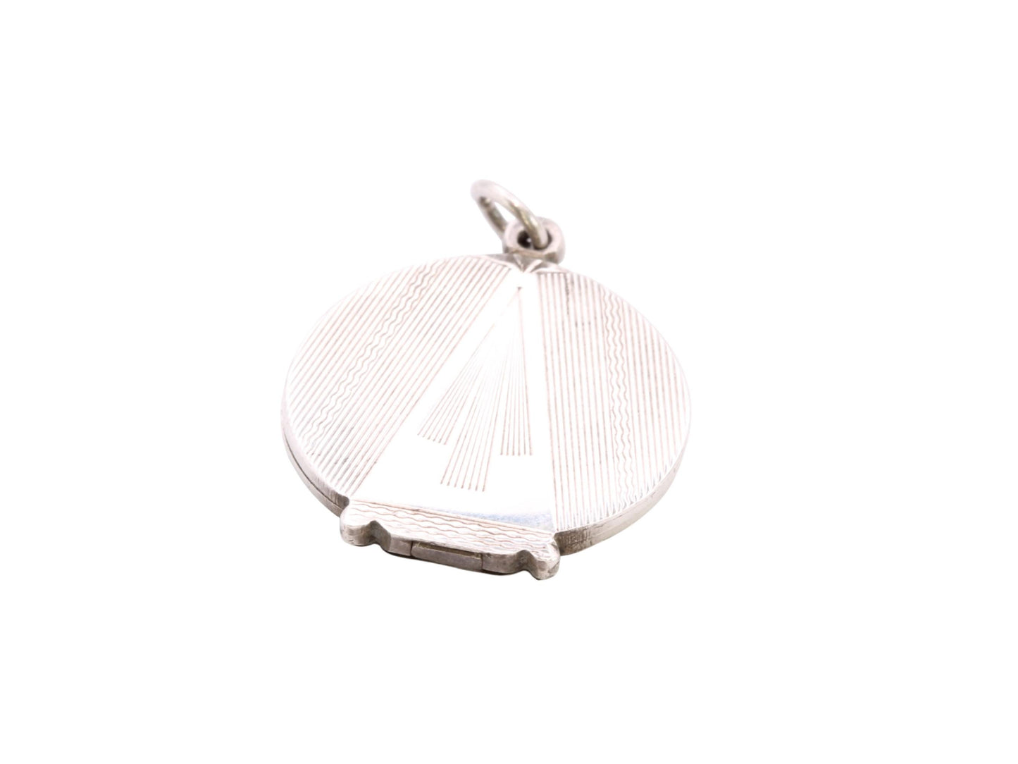 Antique Art Deco Sterling Silver Locket