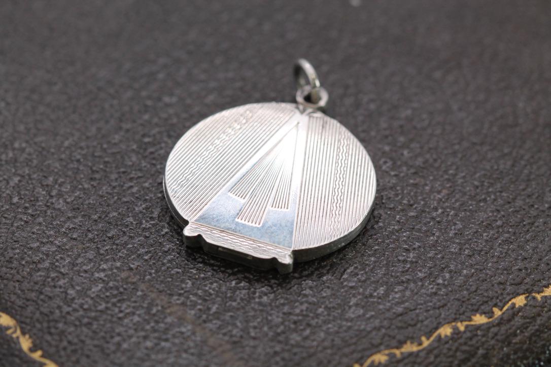 Antique Art Deco Sterling Silver Locket