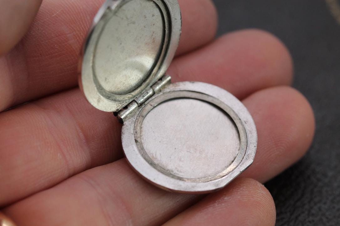 Antique Art Deco Sterling Silver Locket