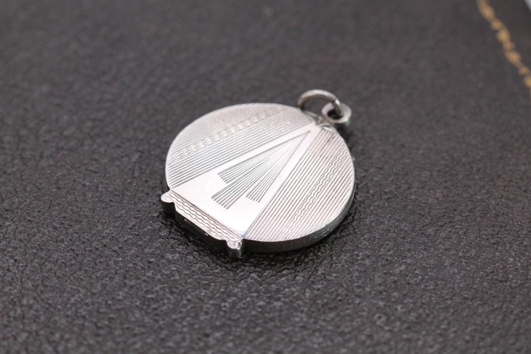 Antique Art Deco Sterling Silver Locket