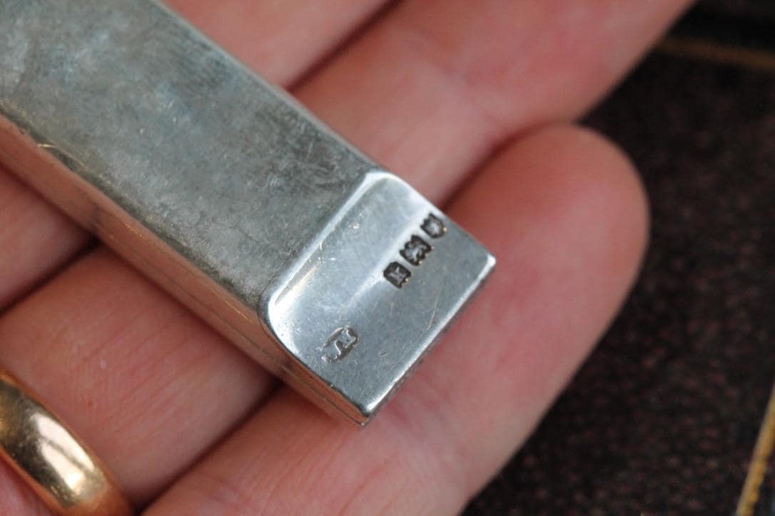 Antique Sterling Silver Three Note Opening Whistle, Dog Training, 1905