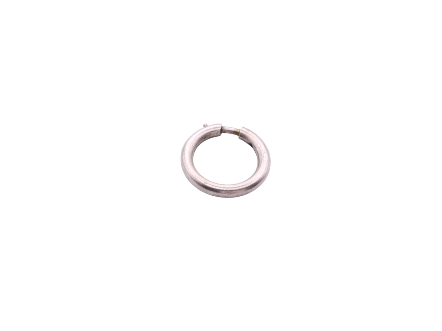 Antique Large Sterling Silver Bolt Clasp, 15mm